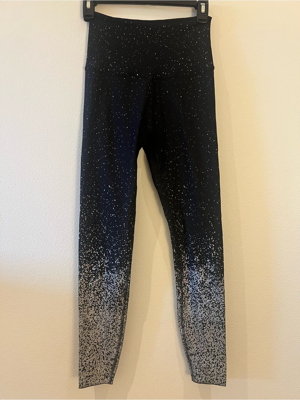 Carbon38 Black Speckle Ombre Leggings